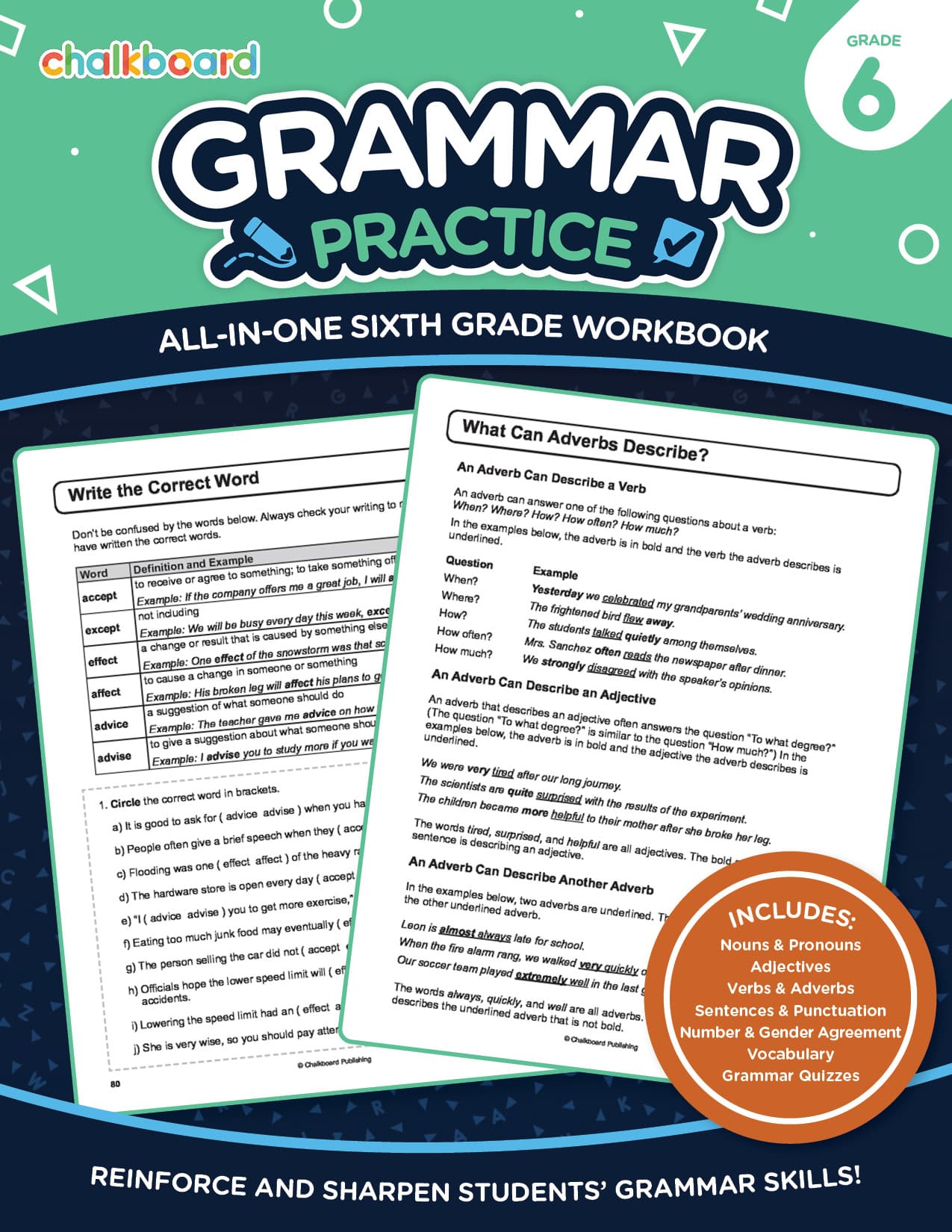 Grammar Practice Sixth Grade eBook