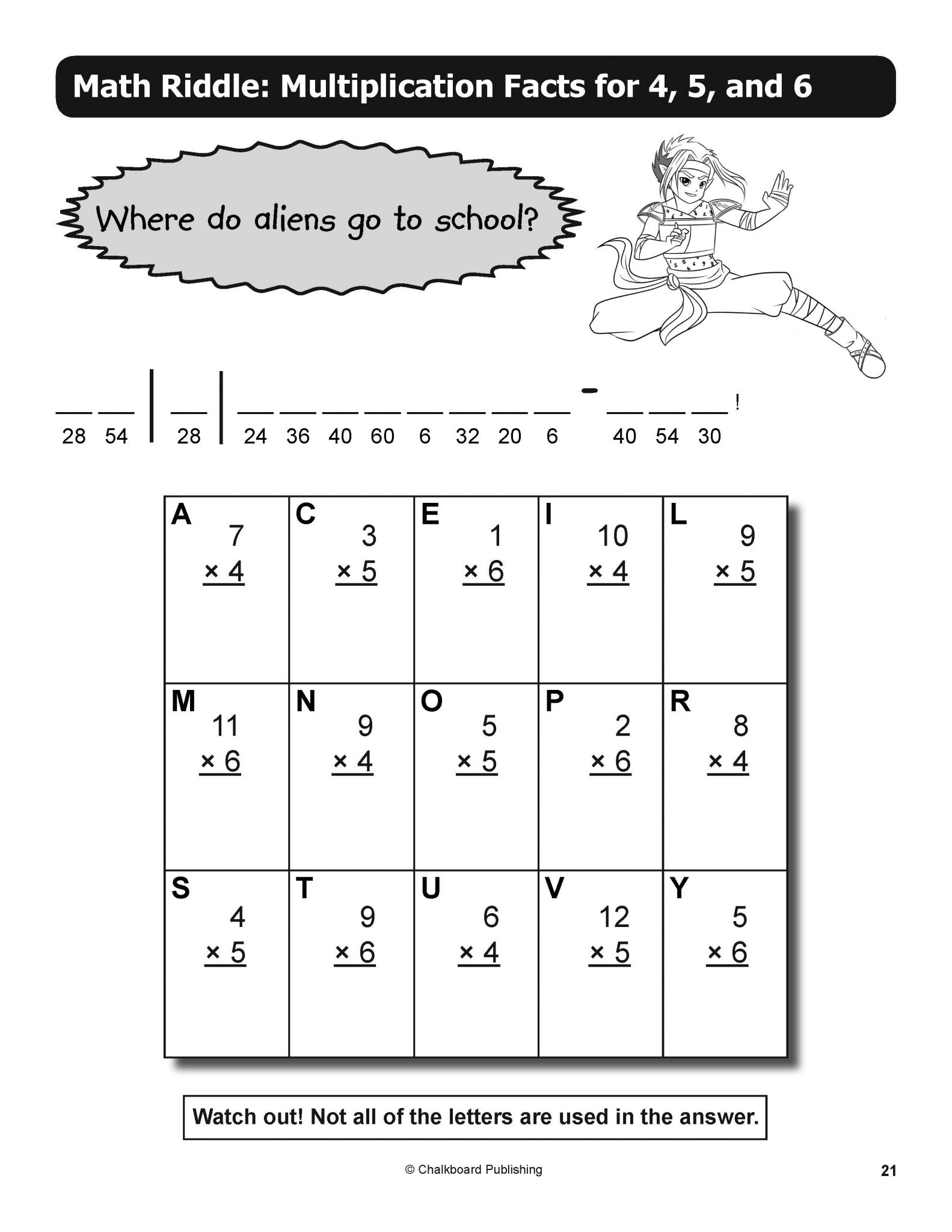 Candian Math Canadian Math Blasters-Multiplication - eBook - Chalkboard Publishing