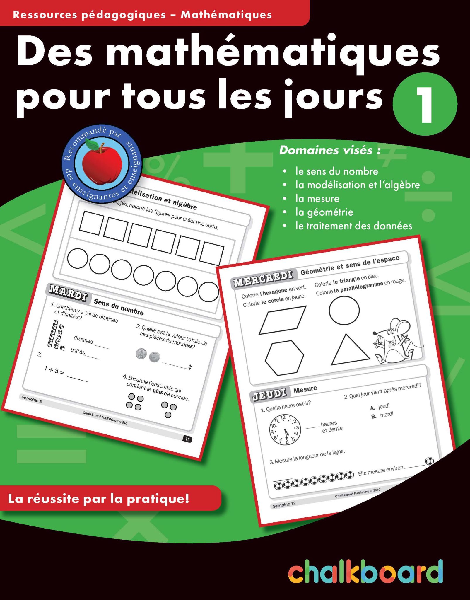 French Daily Cursive Writing Practice Workbook