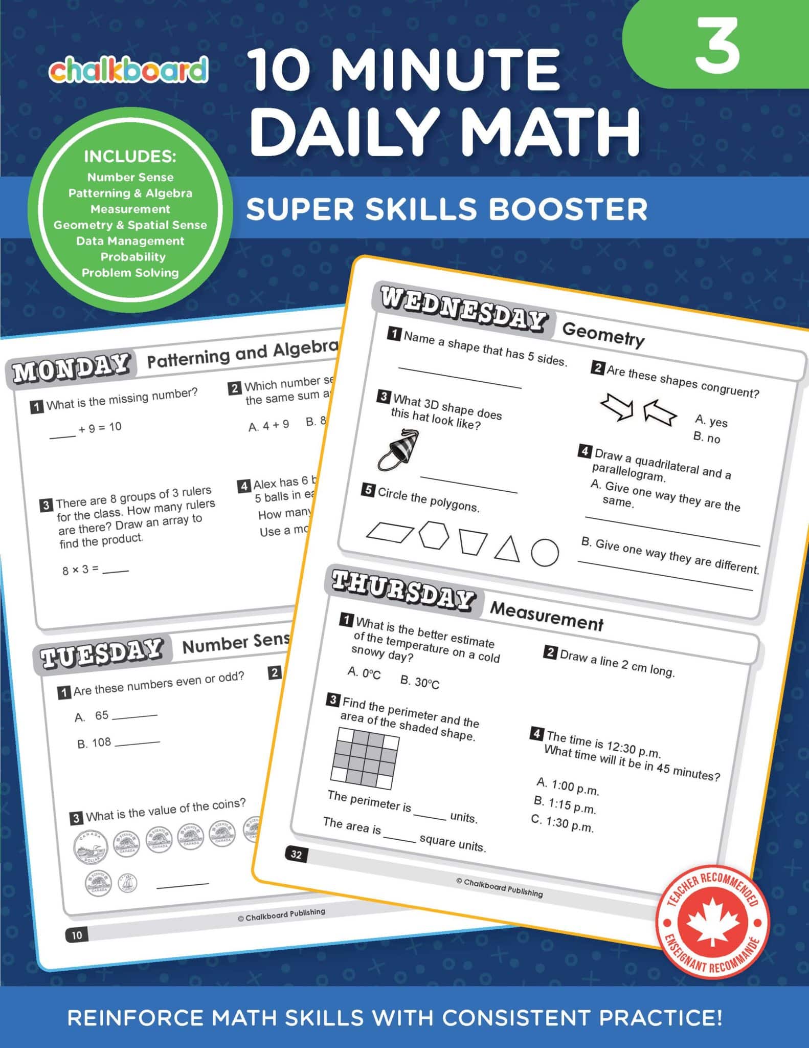 Chalkboard Publishing Canadian Curriculum Books, Worksheets & More