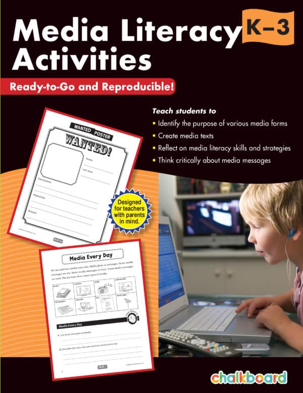 Common Core Media Literacy Activities Grades K-3 - eBook - Chalkboard ...