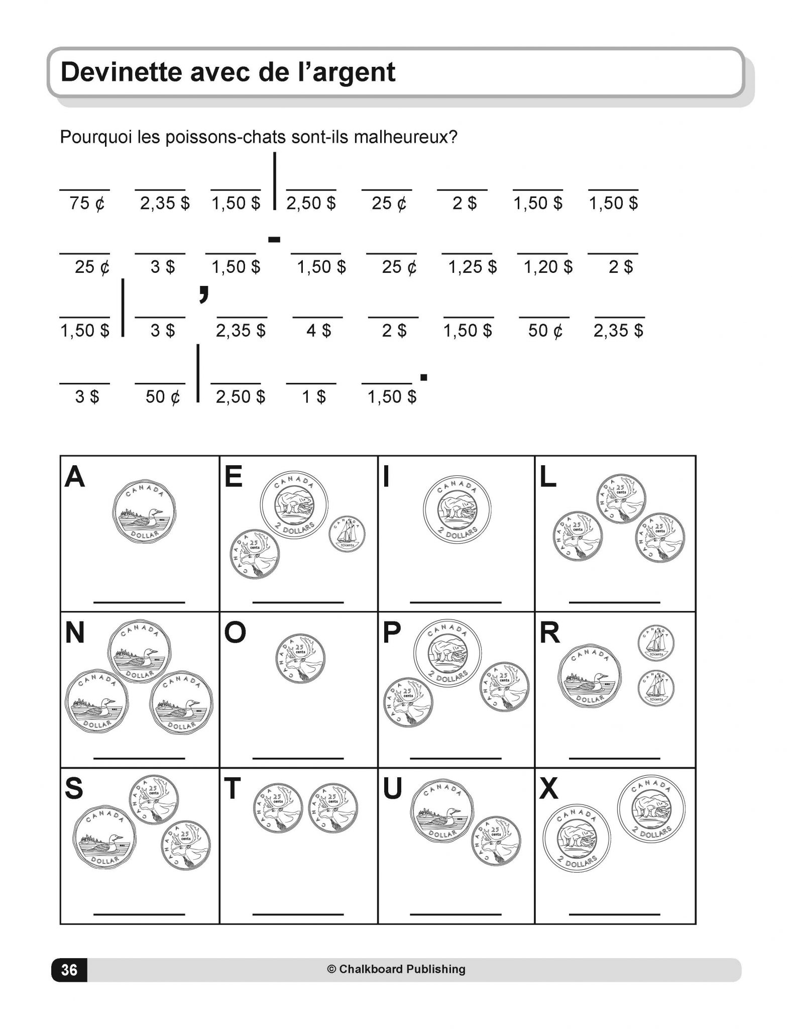 Canadian French Math Basics Grade 3 - eBook - Chalkboard Publishing