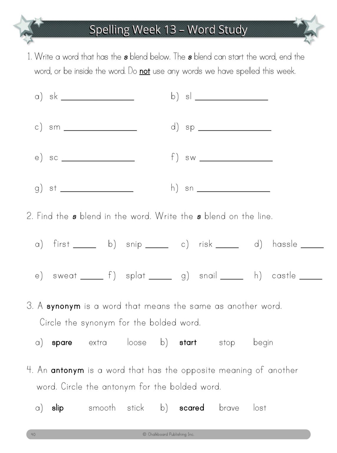 Canadian Spelling Grade 2 Workbook