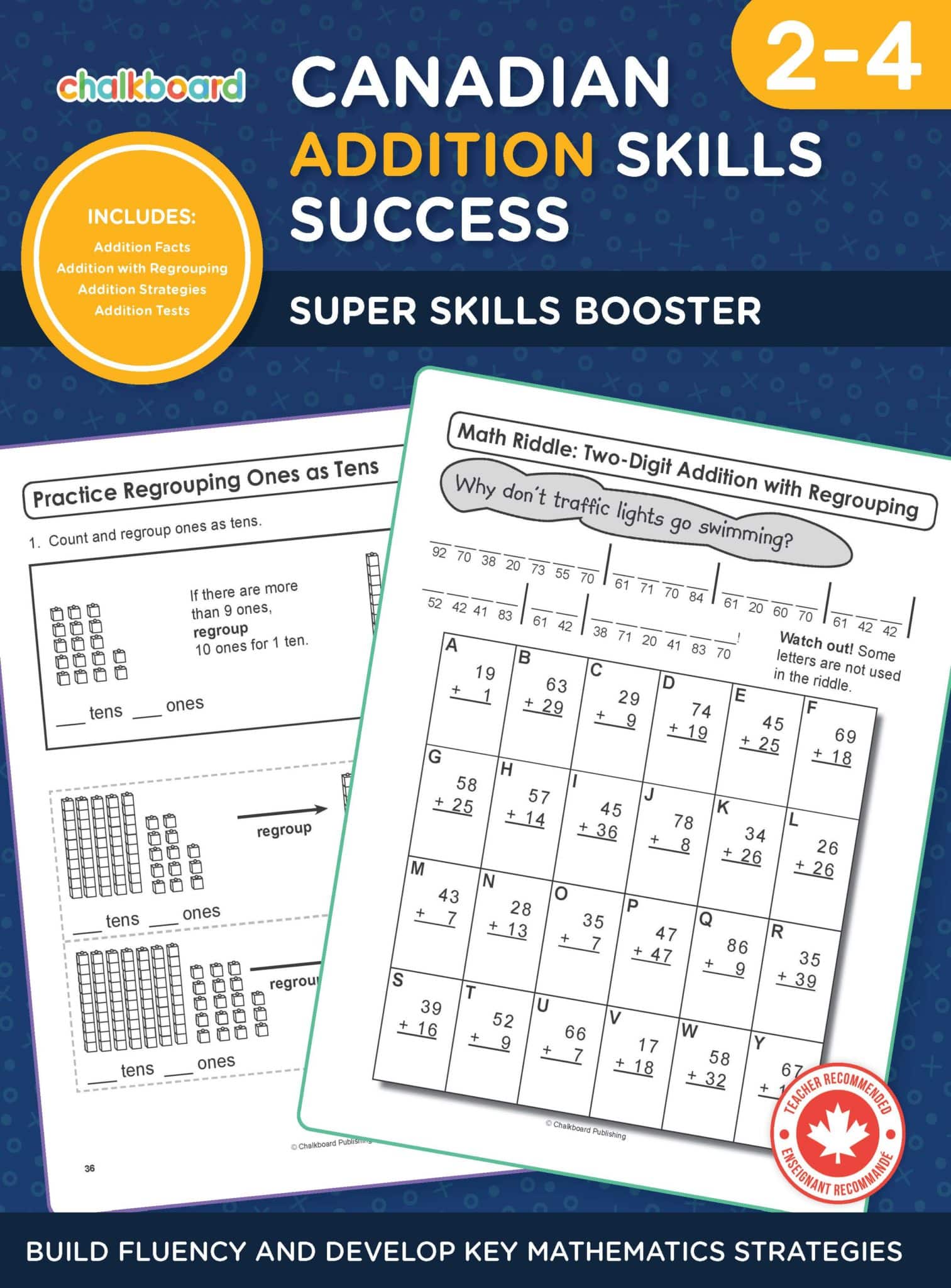 Canadian Grade 1 - Math Skills Bundle - Chalkboard Publishing