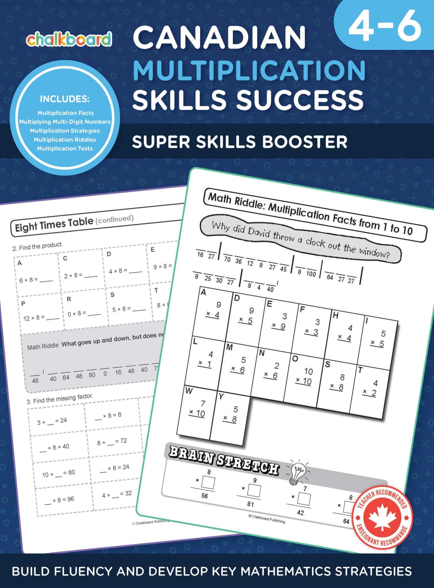 Chalkboard Publishing Canadian Curriculum Books, Worksheets & More