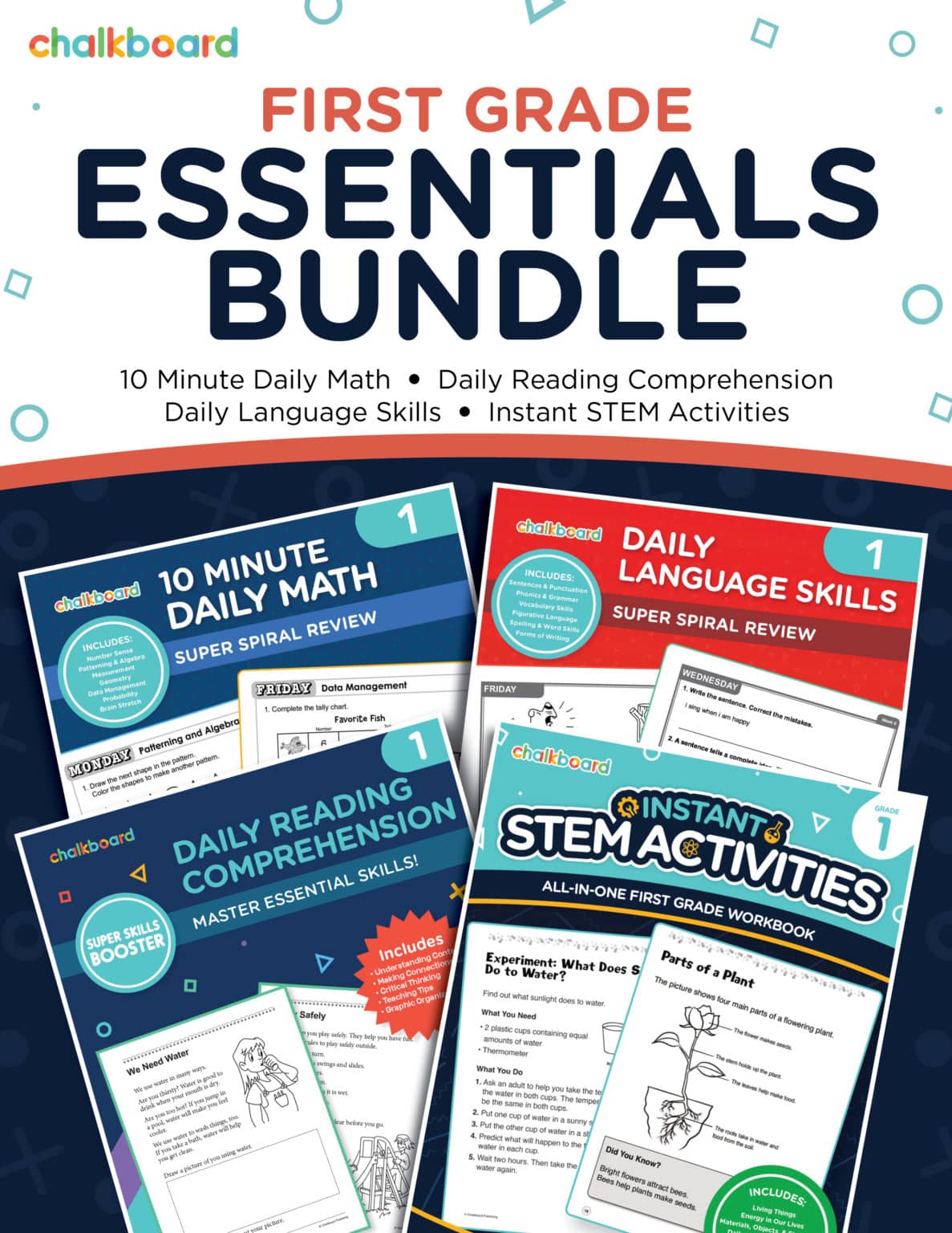 Common Core Grade 1 Essentials Bundle Chalkboard Publishing