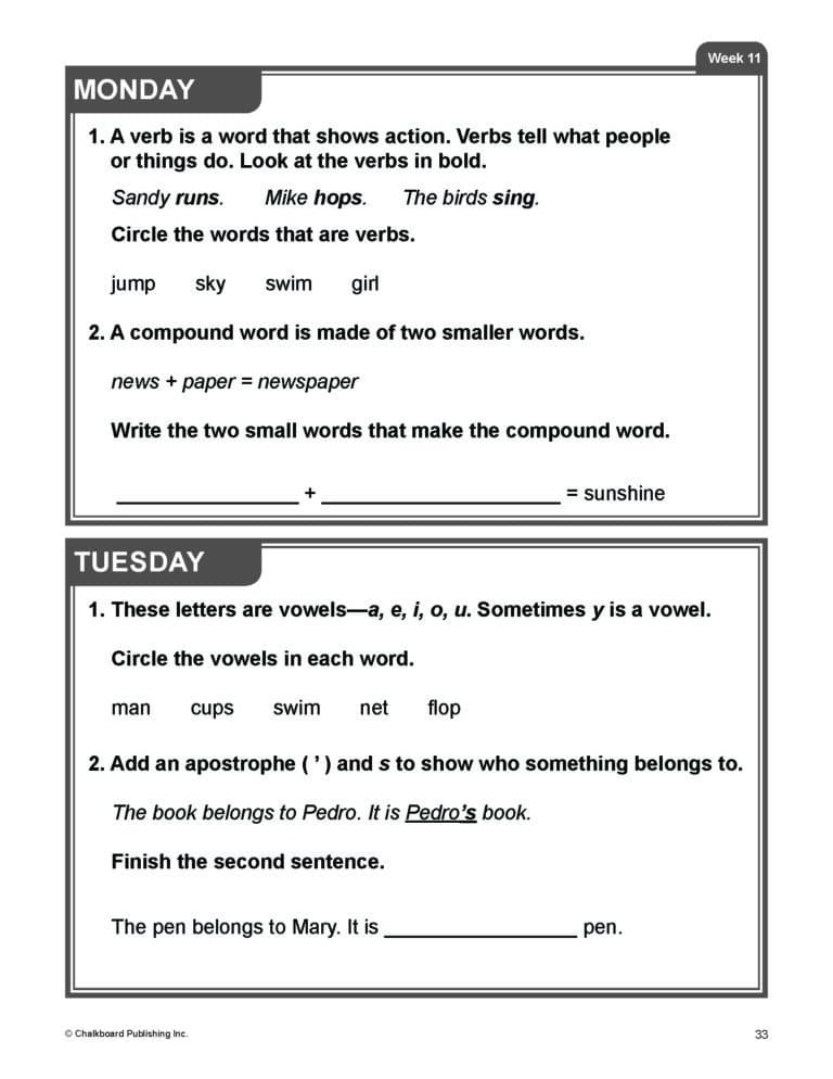 Common Core Grade 1 - Essentials Bundle - Chalkboard Publishing