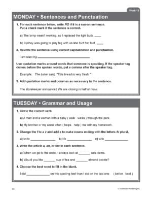 Common Core Grade 4 Language Skills Bundle