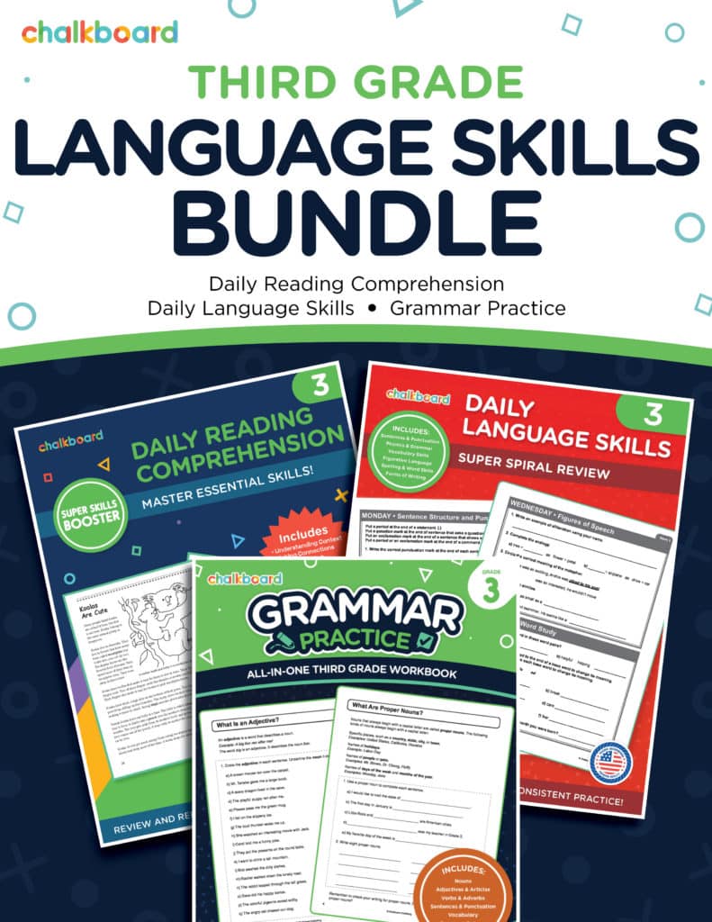 Common Core Grade 3 Language Skills Bundle