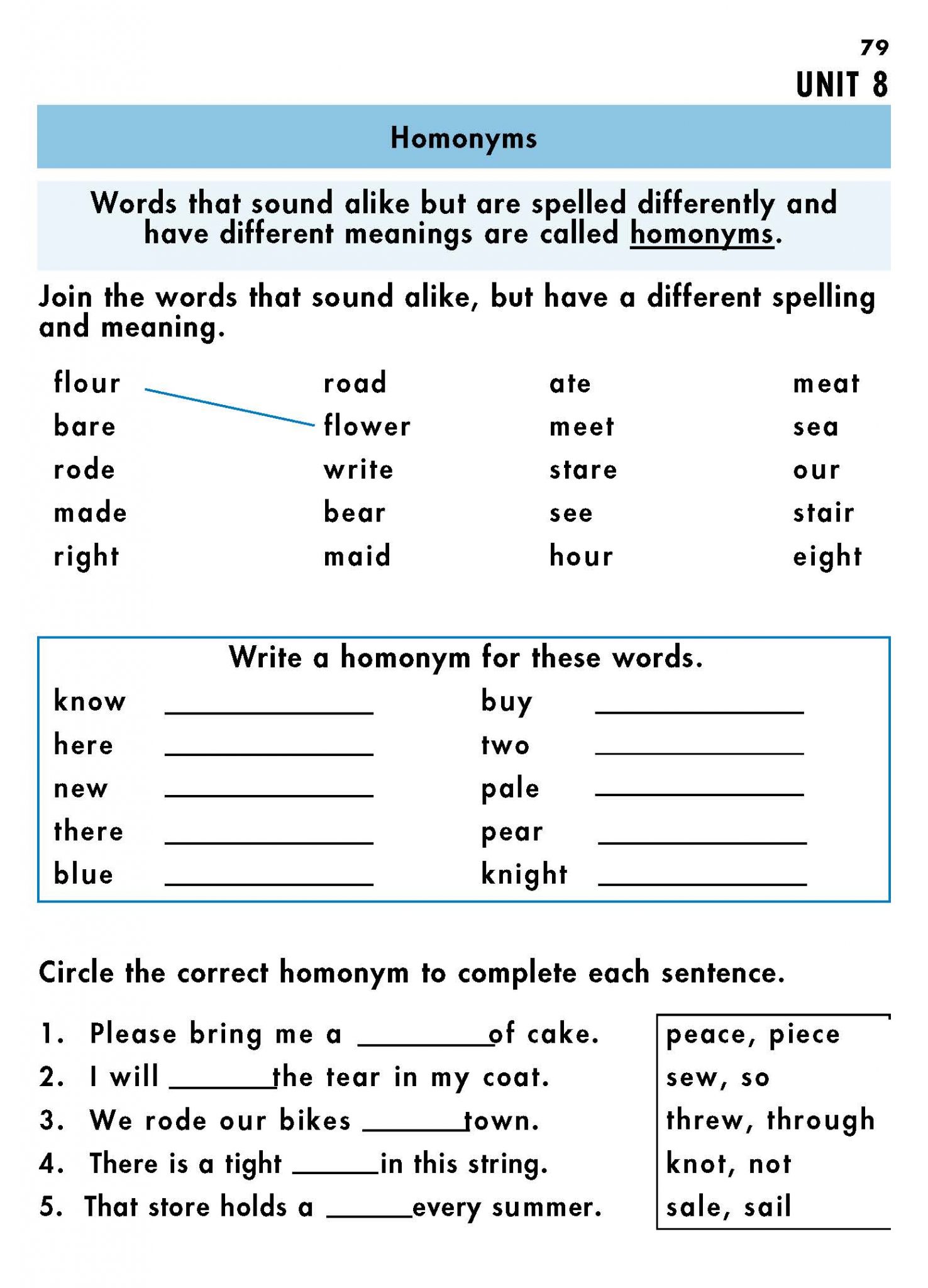 phonics check homework