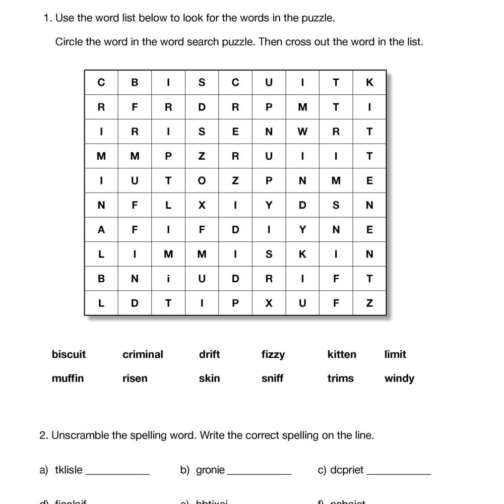 Canadian Spelling Grade 6 Workbook