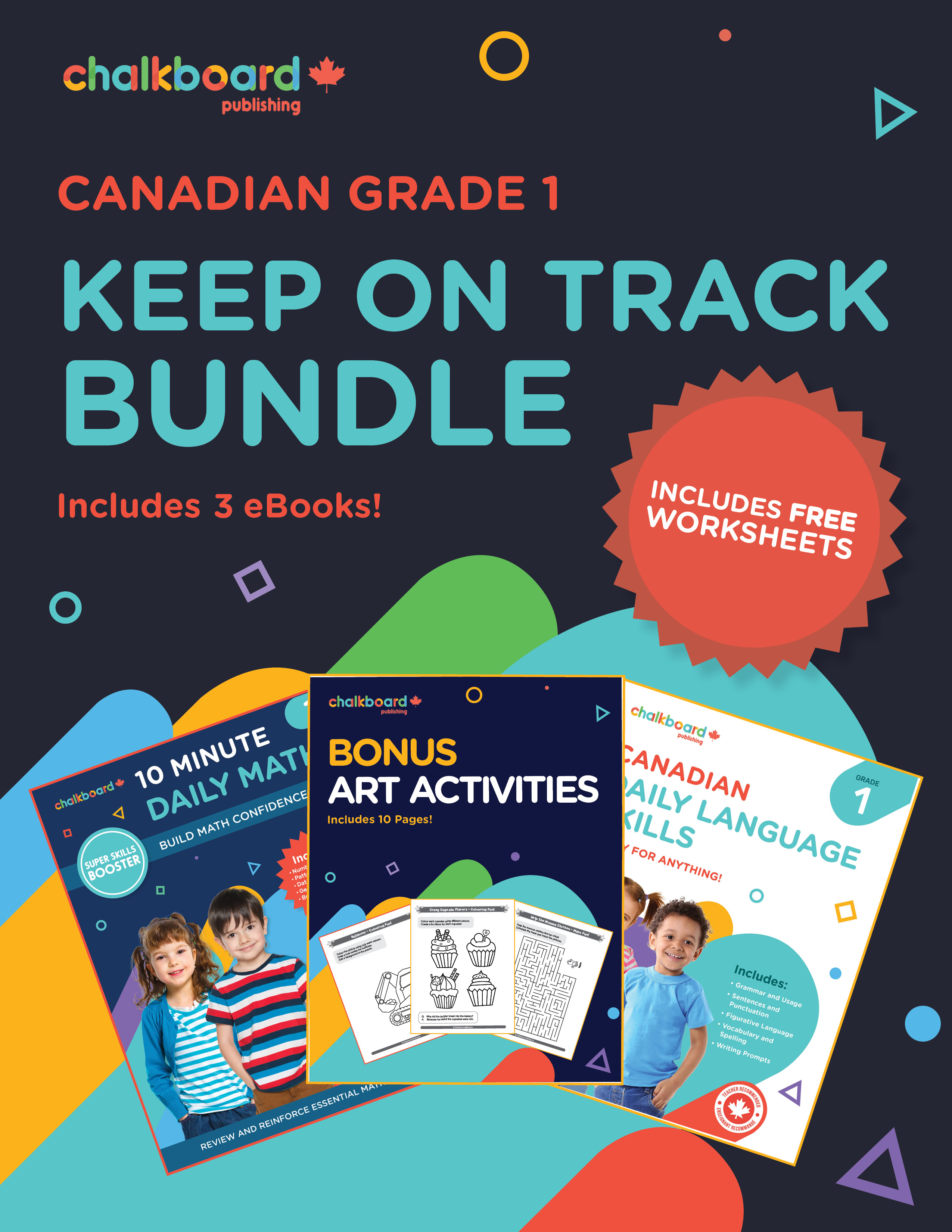 Canadian Grade 1 - Keep On Track! Bundle - Chalkboard Publishing