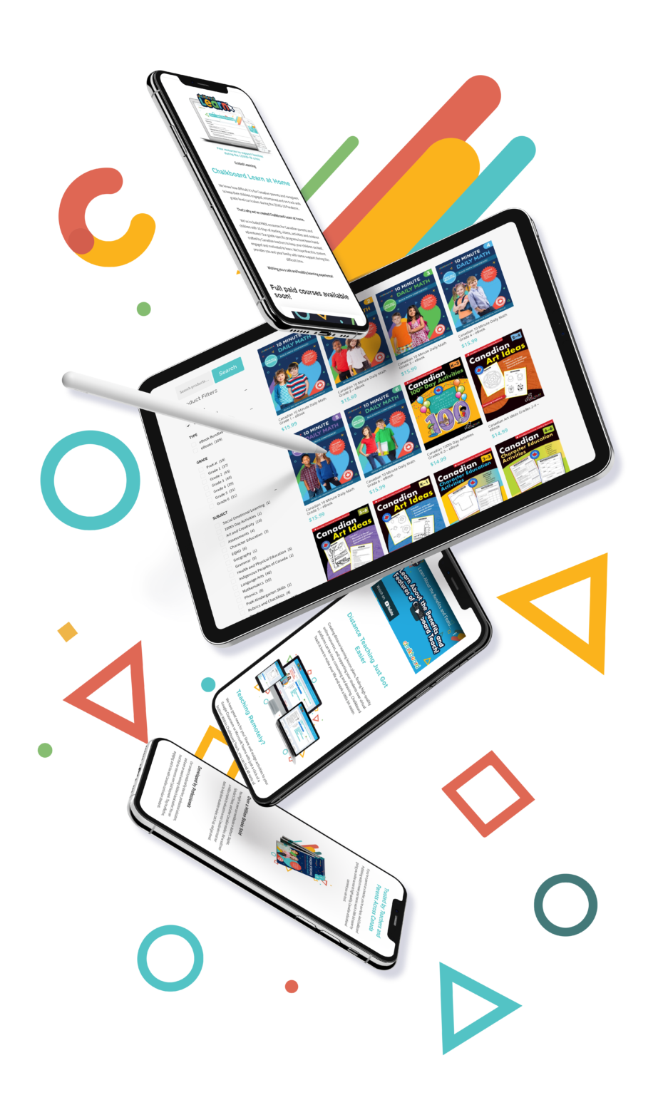 Chalkboard Publishing Canadian Curriculum Books, Worksheets & More