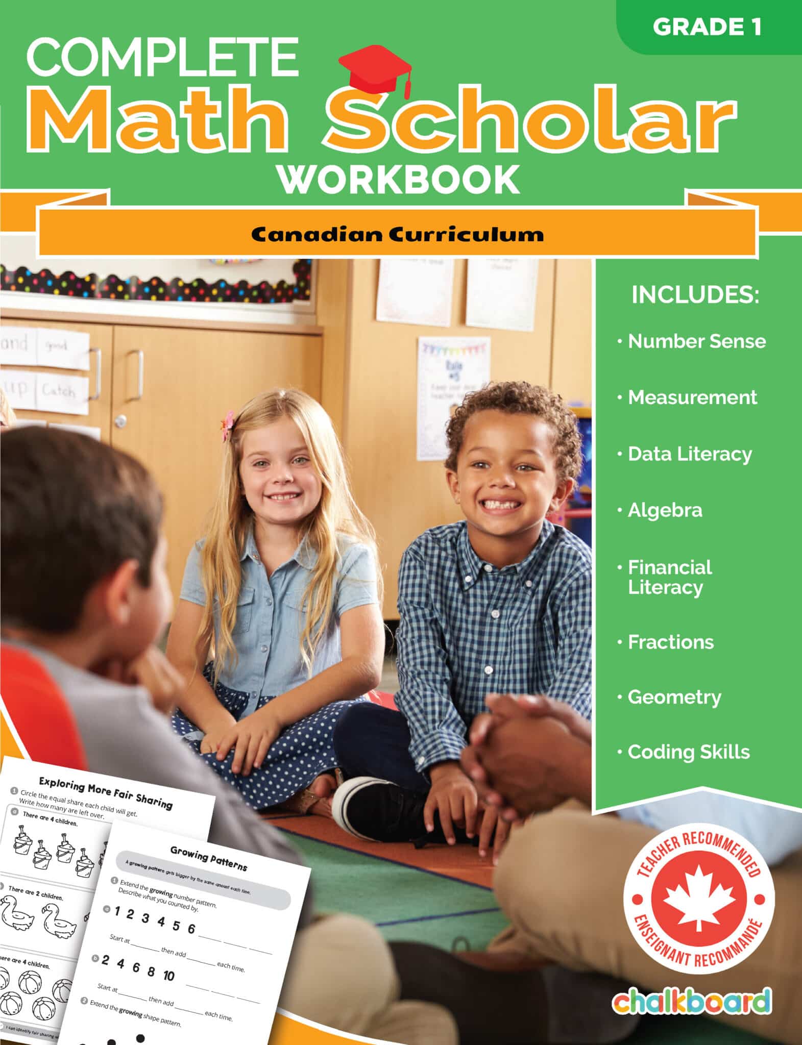 Complete Math Scholar Grade 1 - eBook - Chalkboard Publishing