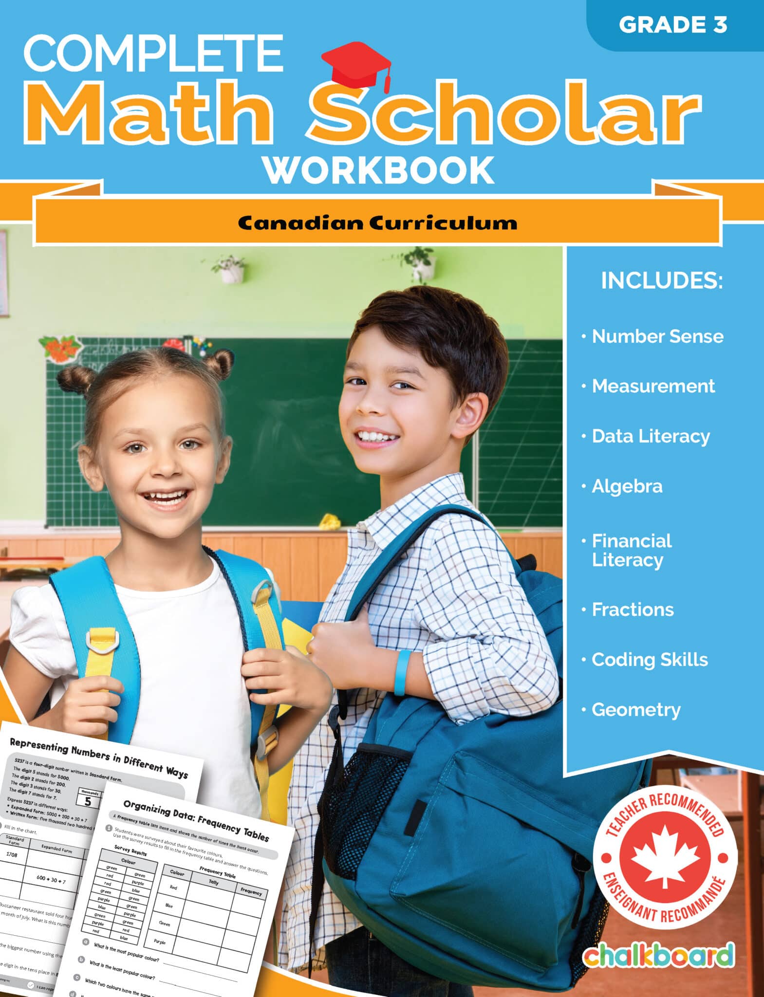 Complete Math Scholar Grade 3 - eBook - Chalkboard Publishing