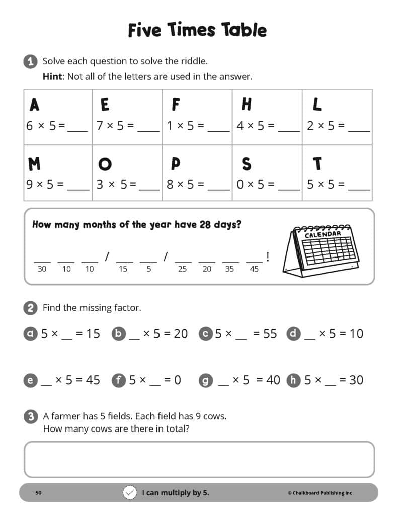Complete Math Scholar Grade 3 - eBook - Chalkboard Publishing